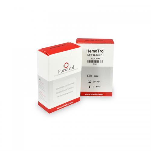 HEMOCUE Hemotrol 201 80g/L Livello 1 basso 2 x 1 ml 