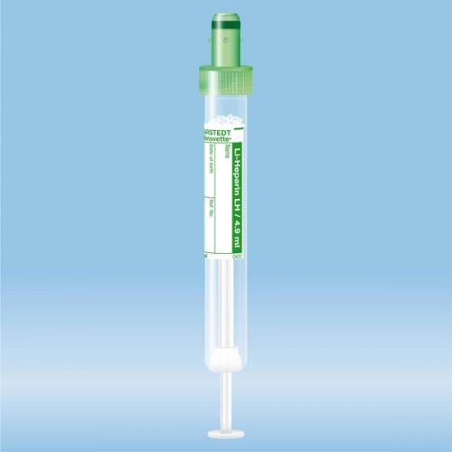 S-Monovette Lithium Heparin LH 4.9 ml grün 50 Stück 