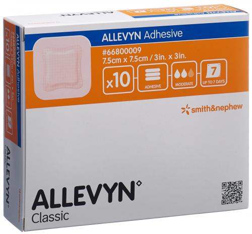 ALLEVYN Adhesiv 7.5x7.5cm 10 Stk 