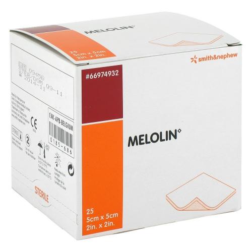 MELOLIN Compressa per ferite 5x5 cm sterile 25 pezzi 