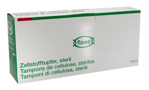 Set di tamponi di cotone FLAWA 4 cm x 5 cm, sterilizzato, 3 
