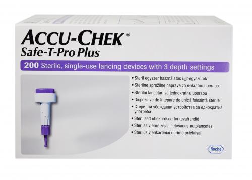 ACCU CHEK Safe-T-Pro Plus Einmalstechhilfe 200x K2 