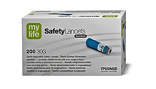 MYLIFE SafetyLancets Comfort lancettes 30G 200 pce 