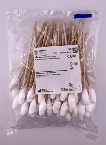 Wattestäbchen Holz 15cm gross Sama 50 Stk 