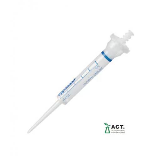 Punte per pipette Eppendorf Combitips Adv blu 5ml 100 pezzi 