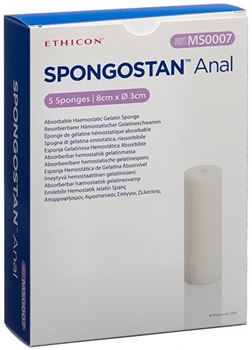 SPONGOSTAN Anal 8x3cm 5 Stk 