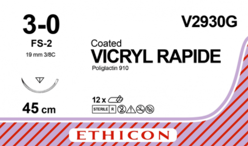 VICRYL RAPID 3-0 FS-2 45 cm incolore 12 pezzi 