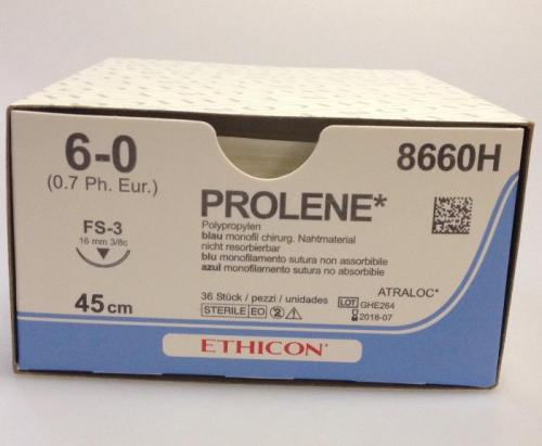 PROLENE 6-0 FS-3 blu 45cm 36 pezzi 