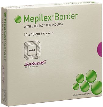 MEPILEX Border pans hydrocell 10x10cm sili 5 pce 