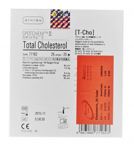 SPOTCHEM II SP-4430 Cholesterin Stk 25 77192 