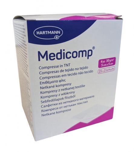 MEDICOMP 4 fach S30 5x5cm steril 25 x 2 Stk 