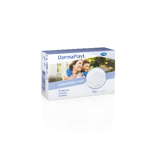 DERMAPLAST Compress Plus 5x7.5cm 15 Stk 