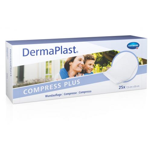 DERMAPLAST Compress Plus 7.5x20cm 25 Stk 