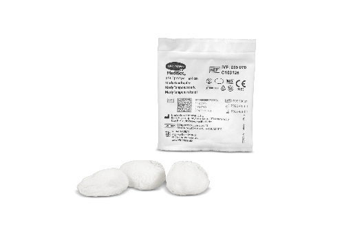 MEDISET IVF tampons ronds 4cm stéril 30 sach 3 pce 