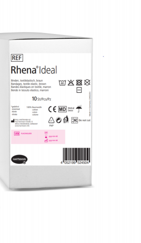 RHENA Ideal Elastische Binde 6cmx5m hf neu 10 Stk 