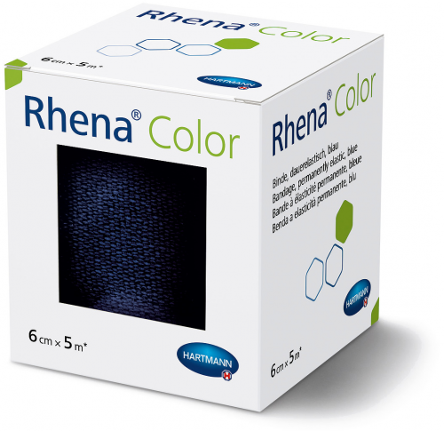 RHENA color bandes élastiques 6cmx5m bleu (nouv) 