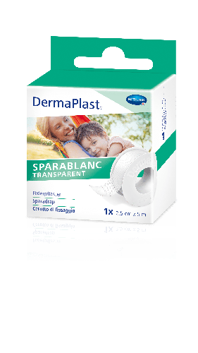 DERMAPLAST Sparablanc Transparent 2.5cmx5m weiss 