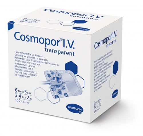 COSMOPOR I.V. 6x5cm transparent mit Kindermotiv 100 Stk 