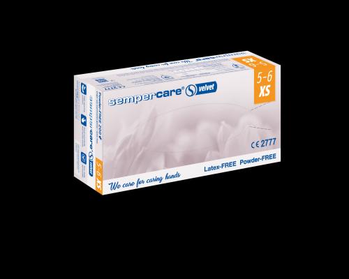 SEMPERCARE Velvet XS, non sterile, senza polvere, confezione 