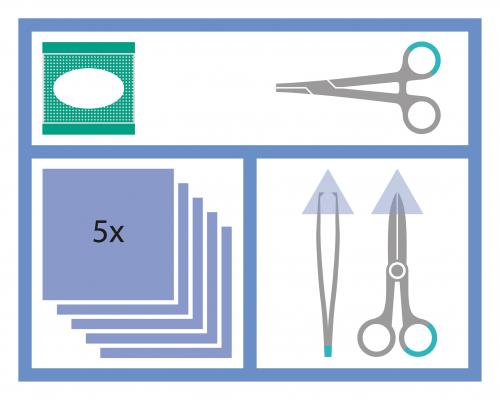Set di sutura MEDISET No12 (nuovo) 