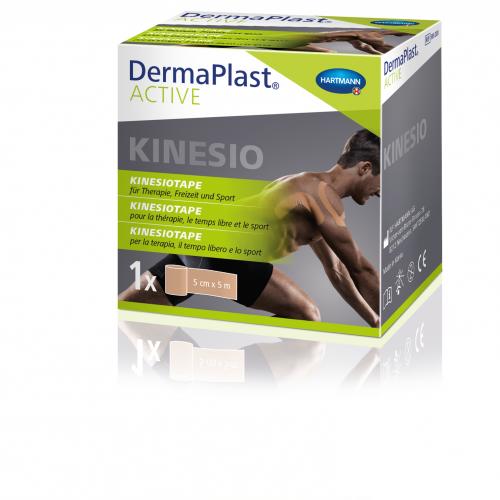 DERMAPLAST Active Kinesiotape 5cmx5m, colore carnagione (nuo 