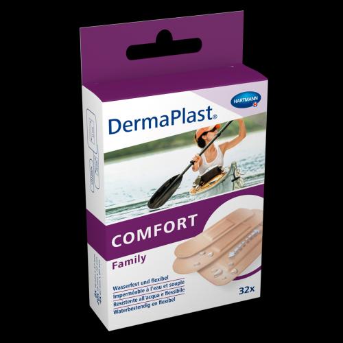 Cerotti DERMAPLAST COMFORT assortiti confezione da 32 pezzi 