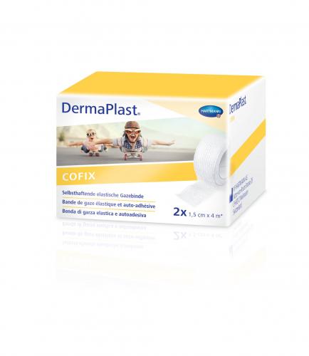 DERMAPLAST CoFix 1.5cmx4m weiss 2 Stk 