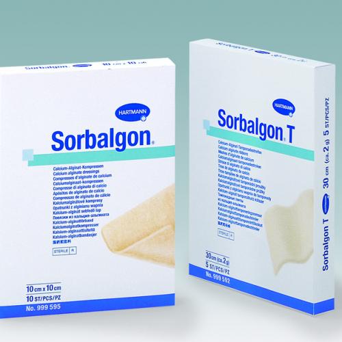 SORBALGON compresses 5x5cm stéril 10 pce 