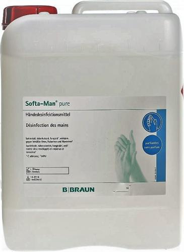 SOFTAMAN PURE, disinfettante per le mani, tanica da 5 litri 