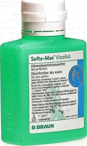 SOFTA-MAN VISCO RUB désinf mains alcool fl 100 ml 