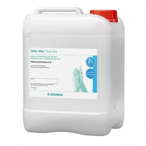 Gel disinfettante per le mani SOFTAMAN VIS-R, tanica da 5 lt 