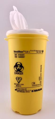 MEDIBOX collecteur aiguilles usagées 0.8l 