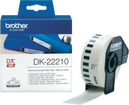 Étiquettes Brother 29mmx30.48m en continu DK-22210 