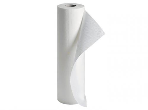 Rotolo di carta laminata per medici, bianco, 59 cm x 50 m, 6 