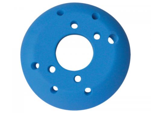 Pessaire tamis à coque perforé Arabin, 95mm, silicone bleu 