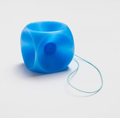 AICHELE pessaire cube Gr0 25mm silicon bleu button 