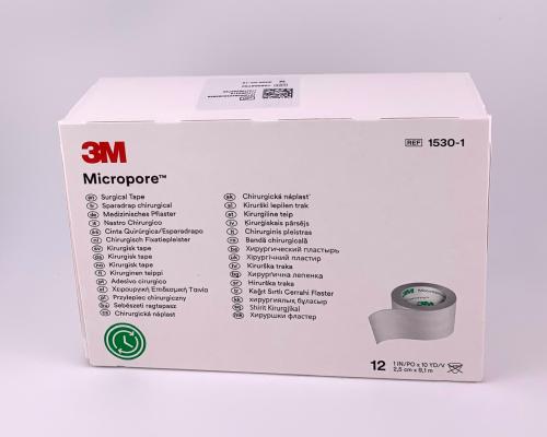 Cerotto adesivo Micropore bianco s. Disp 25mmx9.14m / 12 pz 