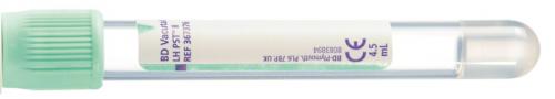 VACUTAINER vert clair Li-Hep Gel, 4,5 ml, 100 pièces 