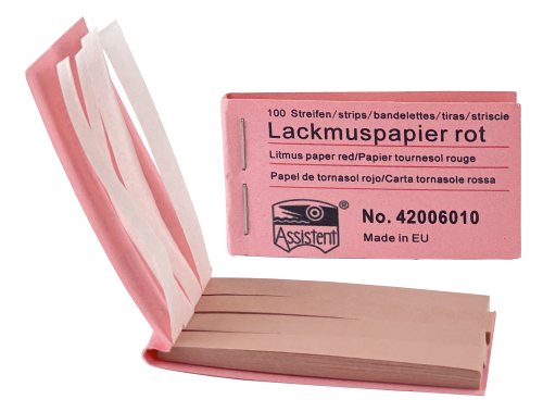 Carta tornasole rossa pH 5.0 - 8.0 A2006 100 strisce 