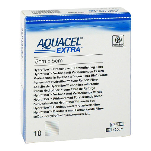 Aquacel Extra Kompresse 5x5cm 10 