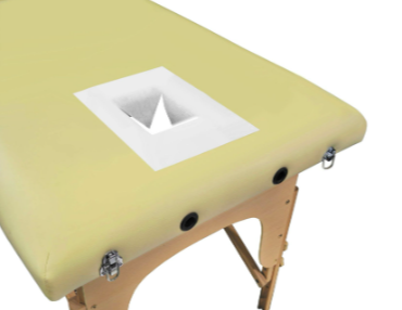 Einmal Nasenschlitztücher f Kopfteil 21x30cm 100 S 