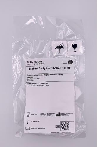 LabPack Deckgläser 18x18mm 100 Stk 