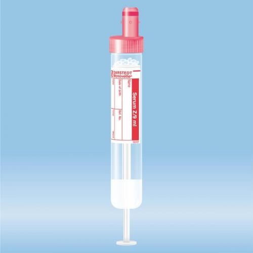 MONOVETTE Serum, Ger.Akt. 9ml rot 50 Stk 