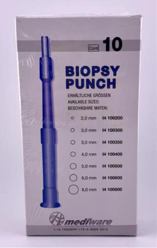 Biopsie-Hautstanze Mediware 3mm steril 10 Stk 