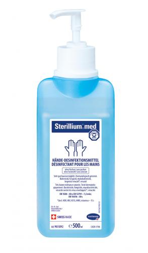 STERILLIUM med mit Pumpe CH 500 ml 