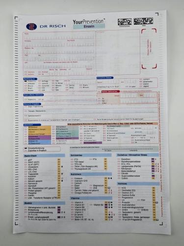 Modulo d'ordine YourPrevention singolo 