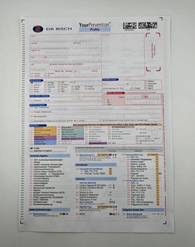 Modulo d'ordine Your Prevention profilo 