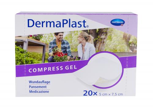 DERMAPLAST Compress Gel 5x7.5cm 20 Stk 
