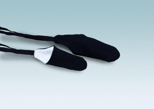 Fingerling Tricot Gr 4 schwarz S 