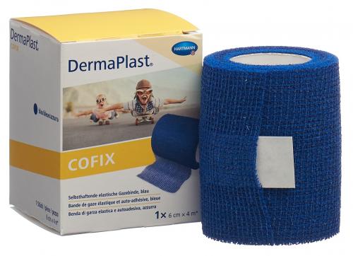 DERMAPLAST CoFix 6cmx4m bleu 